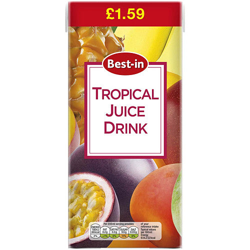 Bestin Tropical Juice 1Ltr (Pack of 12)