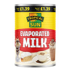 Tropical Sun Evaportaed Milk 410g (Pack of 12)