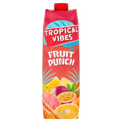 Tropical Vibes Fruit Punch 1L (Pack of 8)