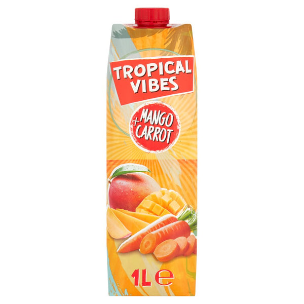 Tropical Vibes Mango + Carrot 1L (Pack of 6)