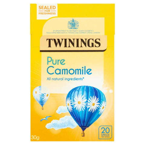 Twinings Pure Camomile 20 Tea Bags 30g (Pack of 4)
