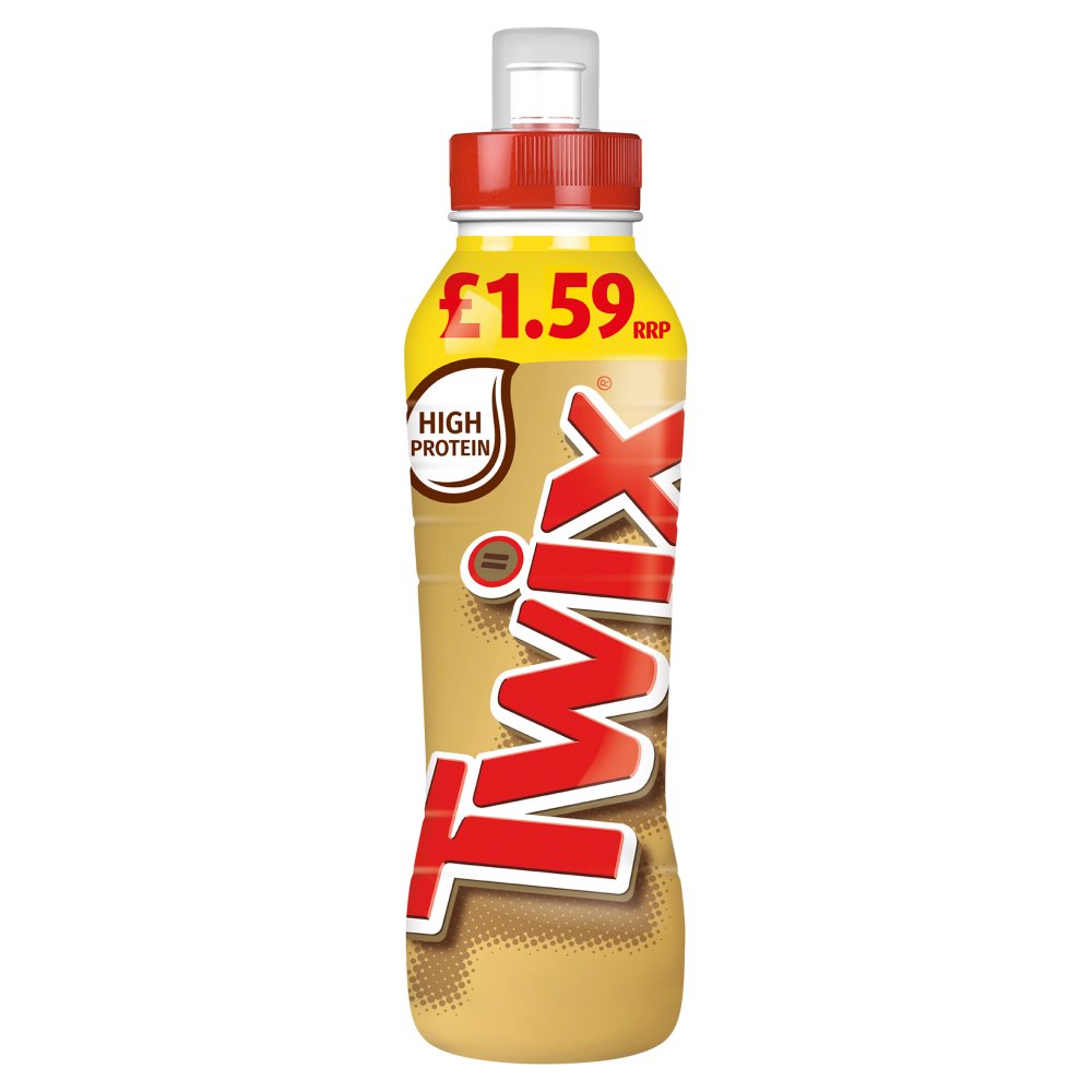Twix Chocolate Caramel Biscuit Milk Shake Drink 350ml (Pack of 8)