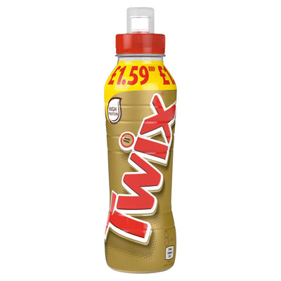 Twix Chocolate Caramel Biscuit Milk Shake Drink 350ml (Pack of 8)
