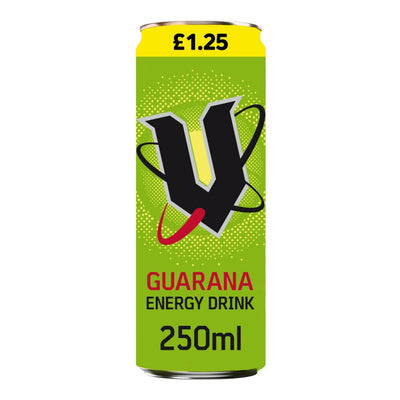 V Guarana Energy Drink 250ml (Pack of 24)