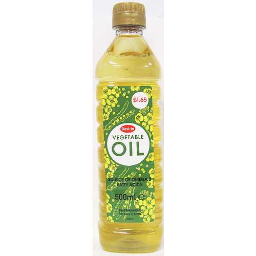 Bestin Vegetable Oil  500ml (Pack of 6)