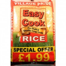 Village Pride Easy Cook Rice 2Kg (Pack of 6)