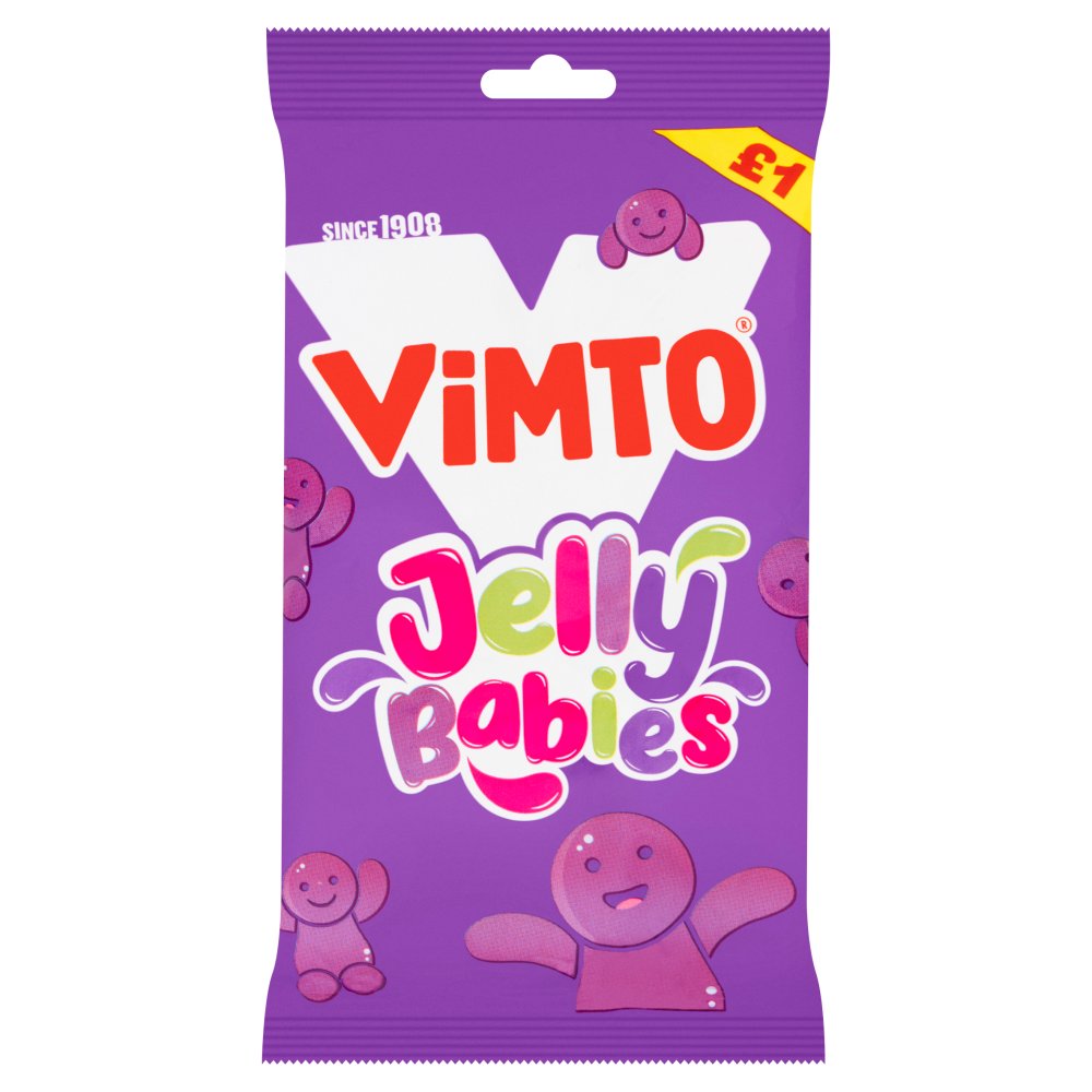 Vimto Jelly Babies 140g (Pack of 12)