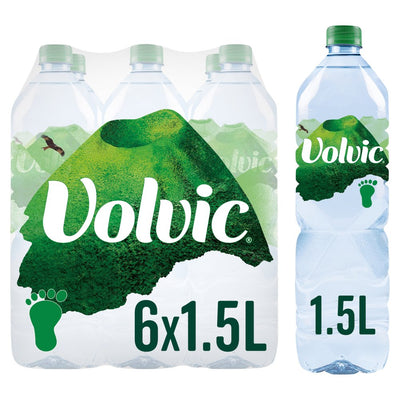Volvic Natural Mineral Water 1.5L (Pack of 6)