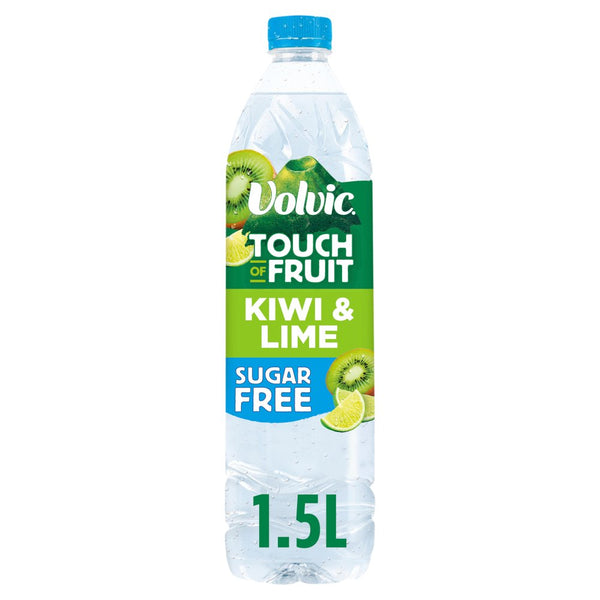 Volvic Touch of Fruit Kiwi & Lime 1.5L (Pack of 6)