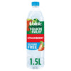 Volvic Touch of Fruit Sugar Free Strawberry Natural Flavoured Water 1.5L (Pack of 6)