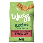 Wagg Active Goodness Complete Rich in Beef & Veg 12kg (Pack of 1)