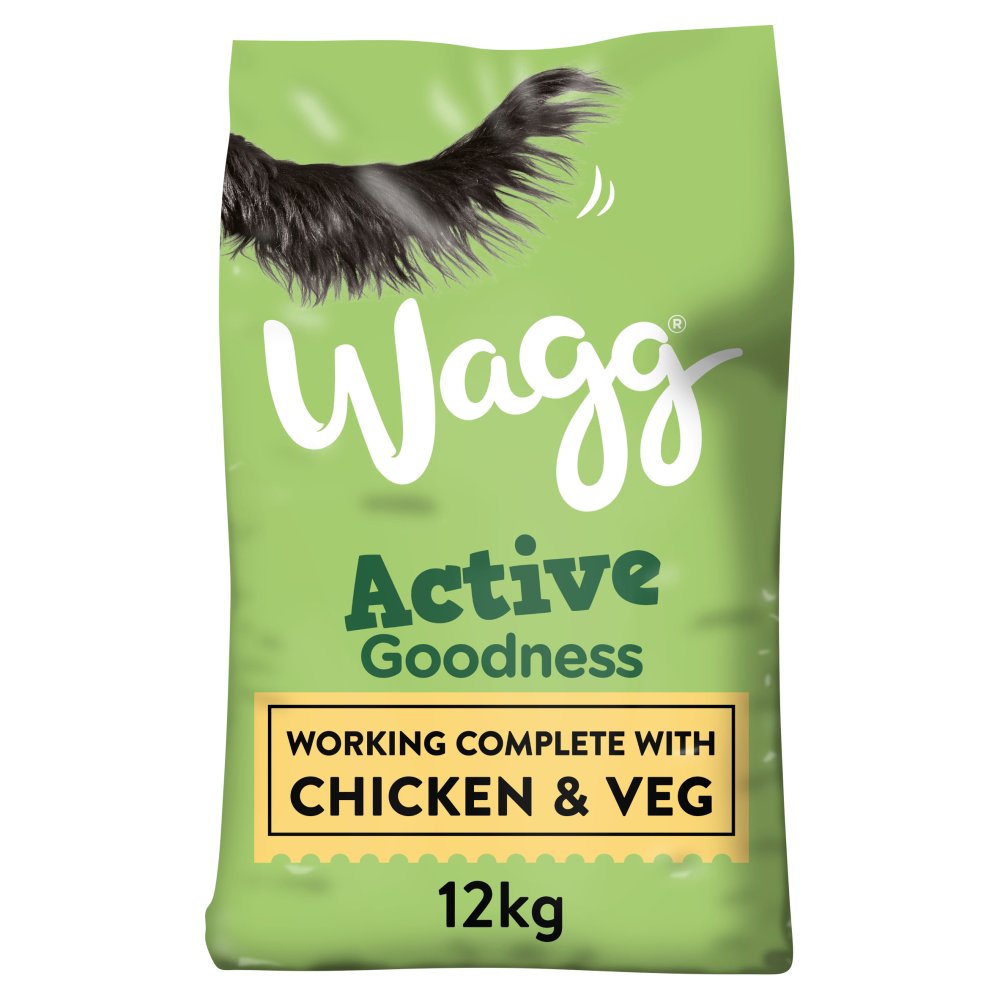 Wagg Active Goodness Rich in Chicken & Veg 12kg (Pack of 1)