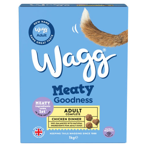 Wagg Meaty Goodness Adult Complete Chicken Dinner 1kg (Pack of 5)