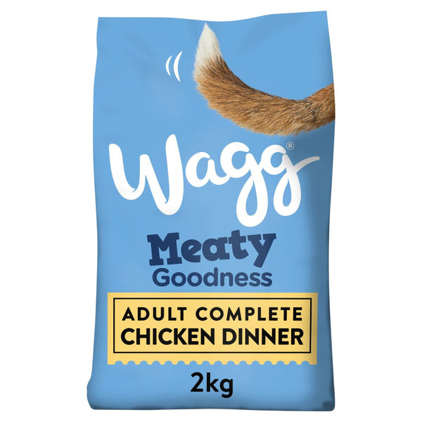 Wagg Meaty Goodness Adult Complete Chicken Dinner Dry Dog Food 2kg (Pack of 1)