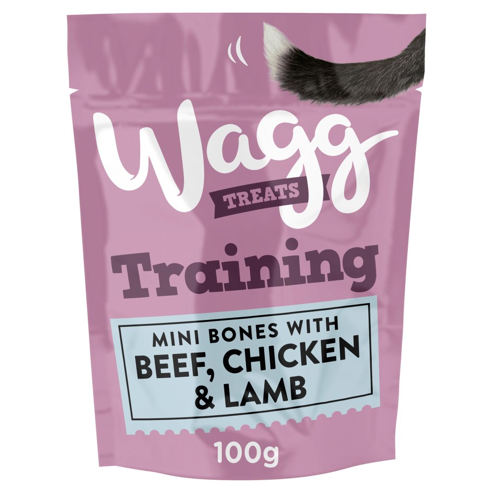 Wagg Training Treats Beef, Chicken & Lamb 100g (Pack of 8)