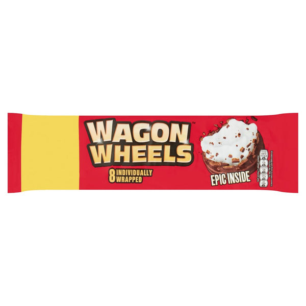 Wagon Wheels 8 Individually Wrapped 200g (Pack of 16)