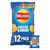 Walkers Cheese & Onion Multipack Crisps 12x25g (Pack of 15)