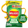 Walkers Crisps Salt & Vinegar 150g (Pack of 6)