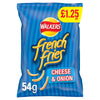 Walkers French Fries Cheese & Onion Snacks Crisps 54g (Pack of 15)