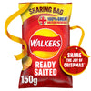 Walkers Ready Salted Sharing Crisps 150g (Pack of 6)
