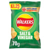 Walkers Salt & Vinegar Crisps 70g (Pack of 15)