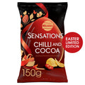 Walkers Sensations Snacks Chilli & Cocoa Sharing Crisps 150g (Pack of 12)