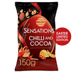 Walkers Sensations Snacks Chilli & Cocoa Sharing Crisps 150g (Pack of 12)