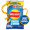 Walkers Cheese & Onion Sharing Crisps 150g (Pack of 6)