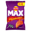 Walkers Max Flamin' Hot Sharing Bag Crisps 70g (Pack of 15)