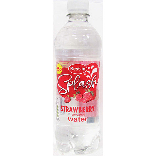 B/In Water Splash Strawberry 500ml (Pack of 12)