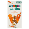 Webbox Lick-e-Lix with Chicken Tasty Yoghurty Treat 5 x 15g (Pack of 10)