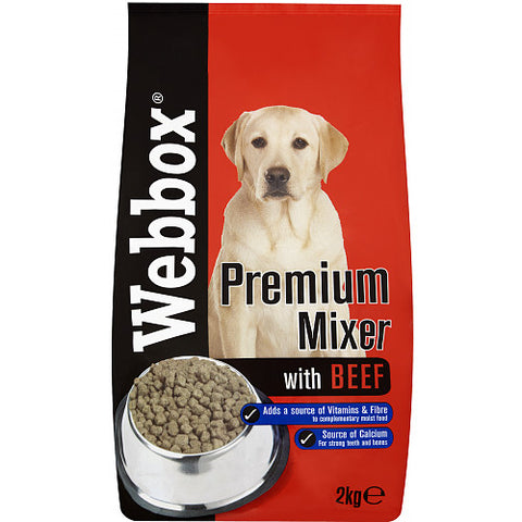 Webbox Mixer Biscuit with Beef 2kg (Pack of 1)