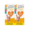 Webbox Tasty Sticks with Chicken & Liver 6 Semi-Moist Tasty Treats 30g (180g) (Pack of 12)