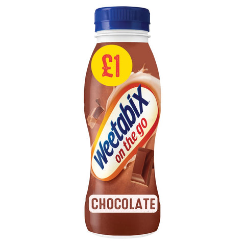 Weetabix on the Go Chocolate Breakfast Drink 250ml (Pack of 8)