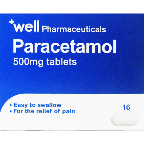 Well Paracetamol Caplets (Pack of 12)