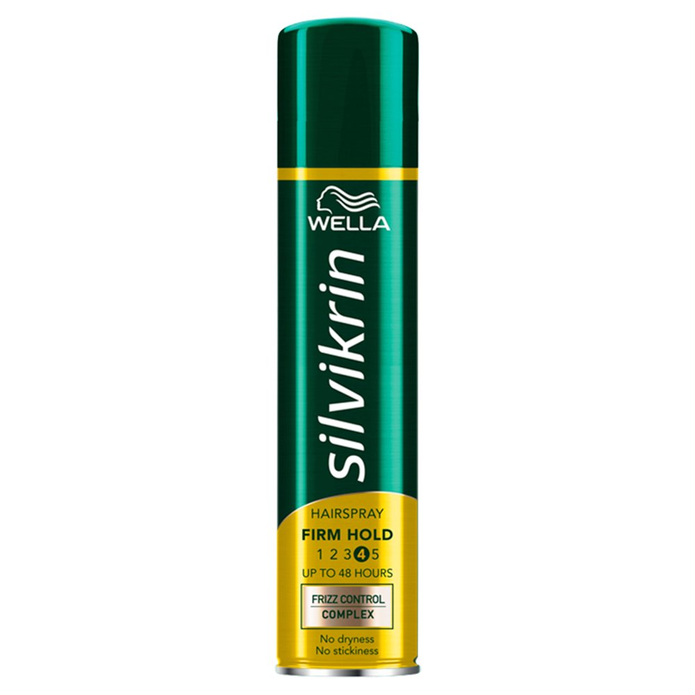 Wella Silvikrin Firm Hold Hairspray, 250ml (Pack of 6)