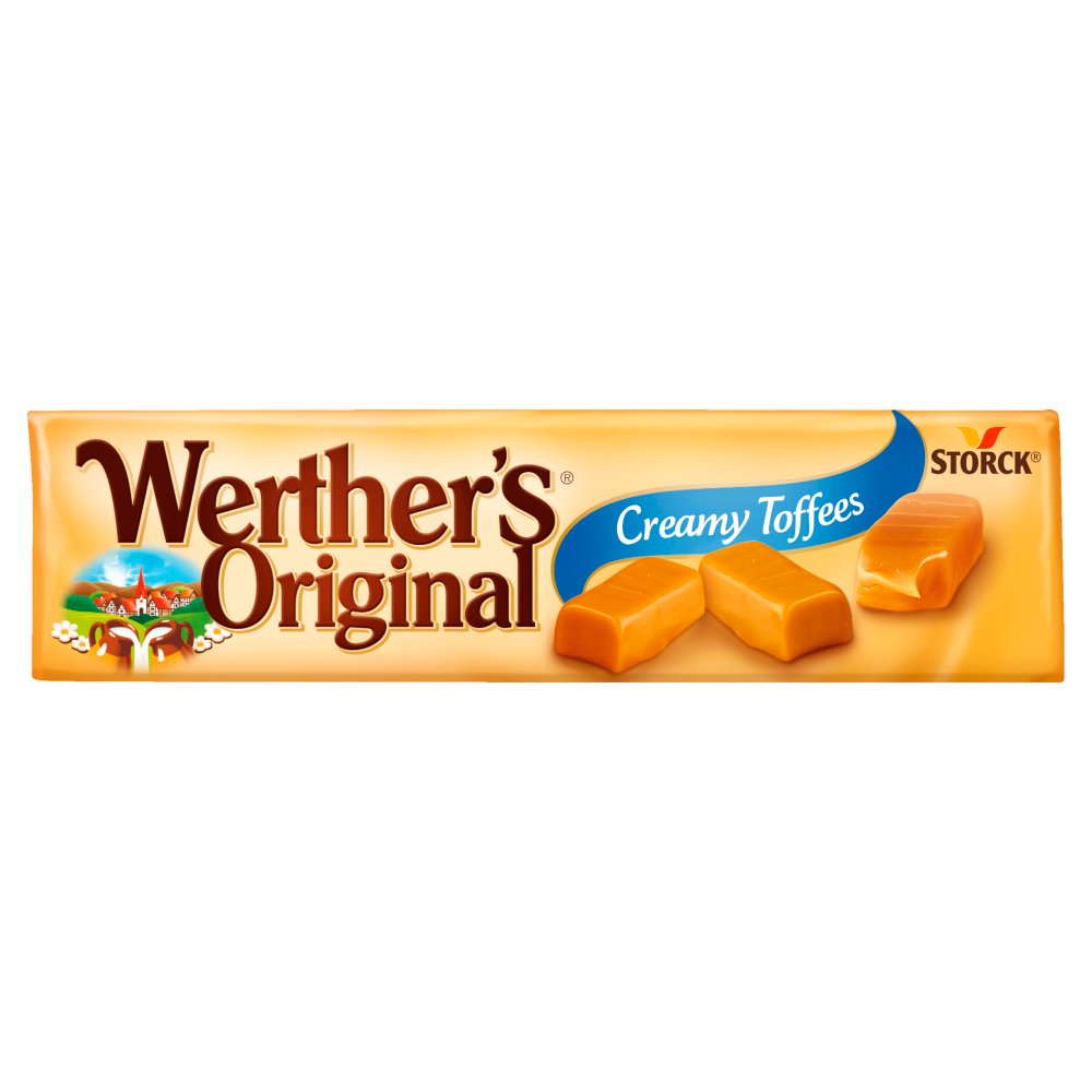 Werther's Original Traditional Creamy Toffees 48g (Pack of 24)