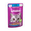 Whiskas 1+ Adult Wet Cat Food Pouches in Jelly with Tuna 85g (Pack of 28)