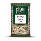 White Pearl Black Eye Beans 2kg ( pack of 6 )