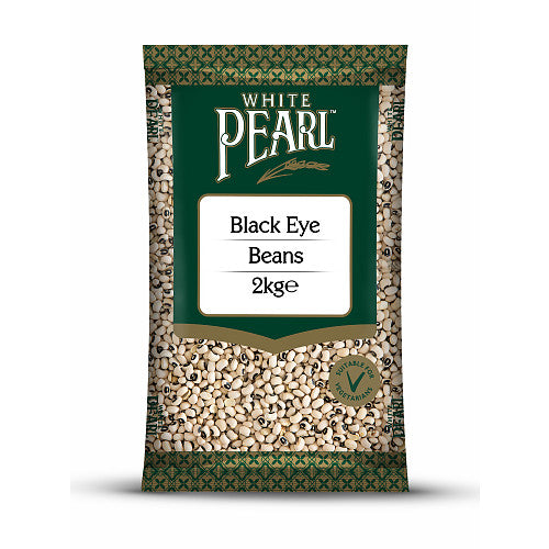 White Pearl Black Eye Beans 2kg ( pack of 6 )