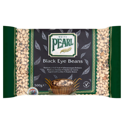 White Pearl Black Eye Beans 500g ( pack of 12 )