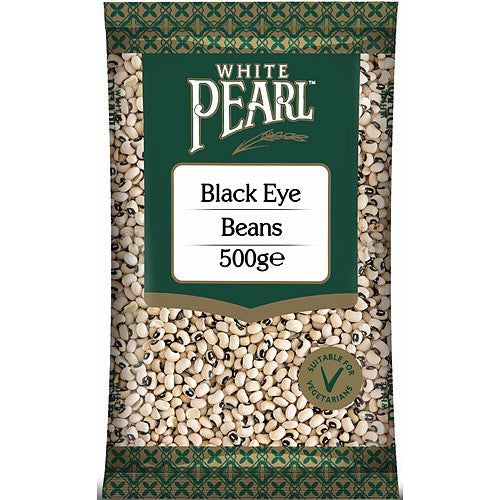 White Pearl Black Eye Beans 500g ( pack of 12 )