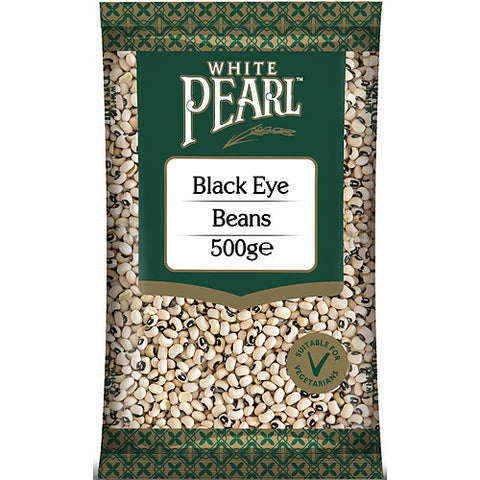 White Pearl Black Eye Beans 500g ( pack of 12 )