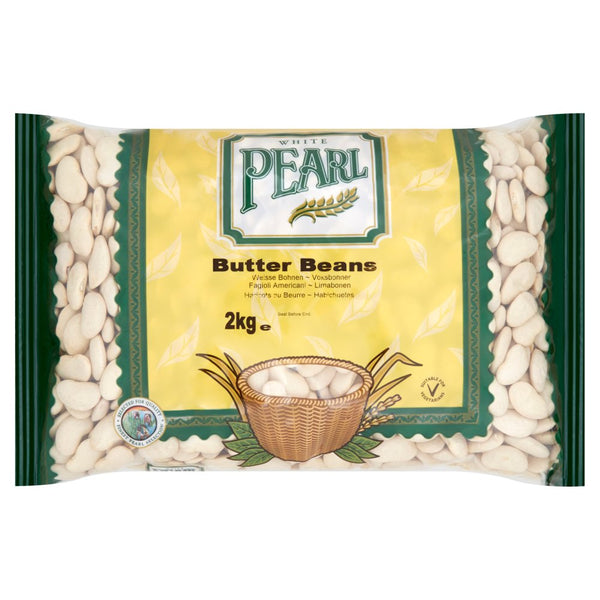 White Pearl Butter Beans 2kg (Pack of 1)