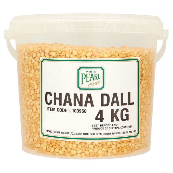 White Pearl Chana Dall 4kg (Pack of 1)
