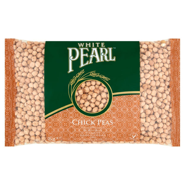 White Pearl Chick Peas 2kg (Pack of 1)