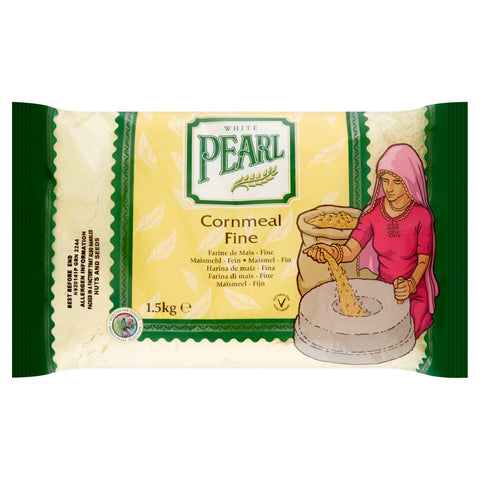 White Pearl Cornmeal Fine 1.5kg (Pack of 1)