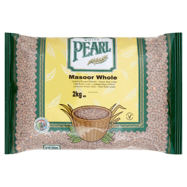 White Pearl Masoor Whole 2kg (Pack of 1)