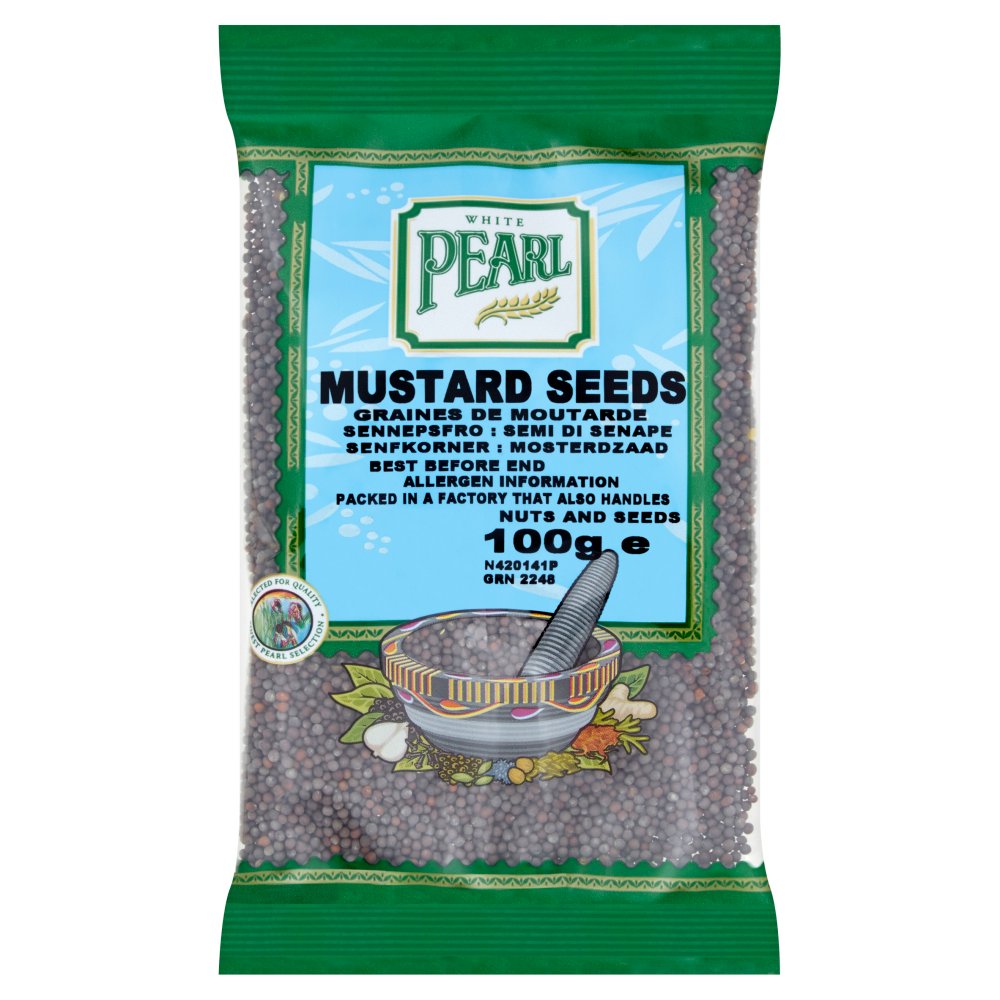 White Pearl Mustard Seeds 100g (Pack of 12)