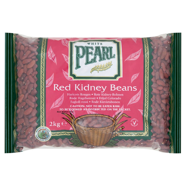 White Pearl Red Kidney Bean 2kg (Pack of 1)